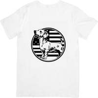 Thumbnail for Dachshund American Flag T-Shirt | Patriotic Wiener Dog Graphic Tee | Dog Lover Gift