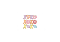 Thumbnail for XOXO Donuts Lips Throw Pillow | Cute Valentine Decorative Pillow | Sweet Love Gift