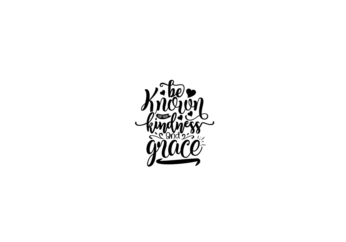 Be Known For Your Kindness And Grace Throw Pillow | Hand Lettered Decorative Pillow | Inspirational Gift