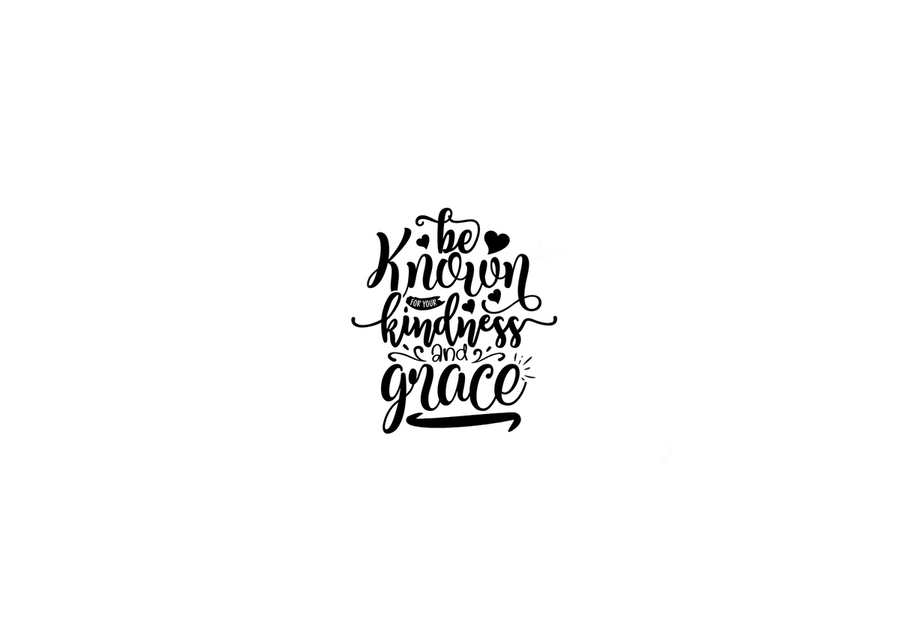 Be Known For Your Kindness And Grace Throw Pillow | Hand Lettered Decorative Pillow | Inspirational Gift